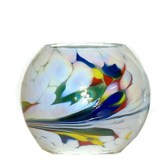 Milford Collection Tealight Holder Friendship Nightlight White Small