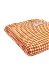 Lifestyle Houndstooth Throw/Blanket - Pumpkin