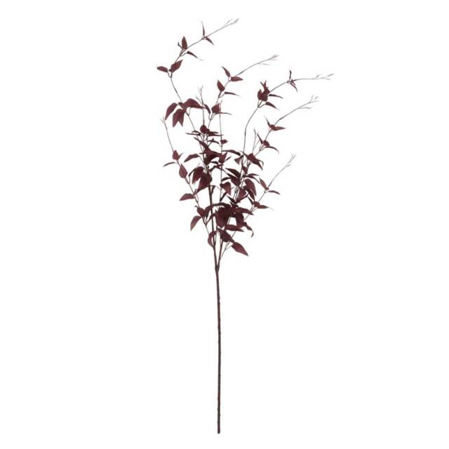 Artificial Flower (Single Stem) - Plastic - L52 x W52 x H88 cm - Burgundy