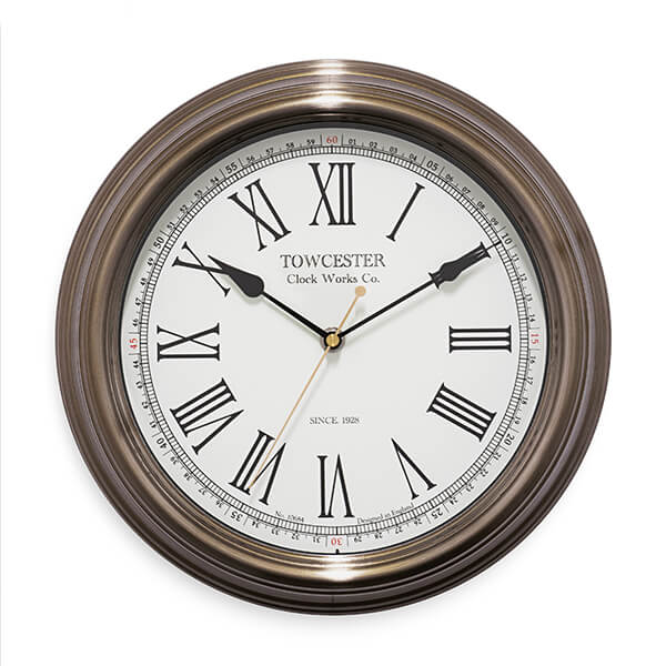 Acctim Redbourn Gold Wall Clock