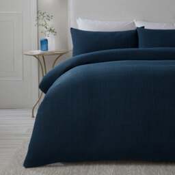 Serene Lindly Duvet Cover Set Navy