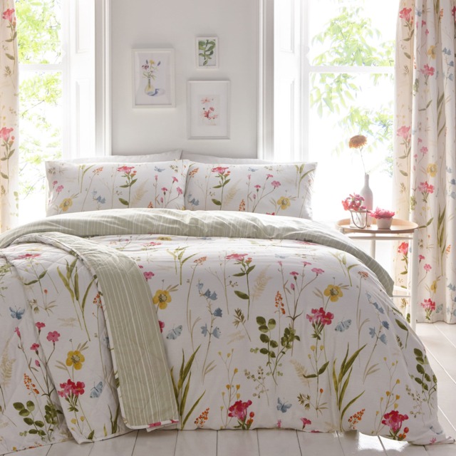 D & D Spring Glade Duvet Cover Set Multi