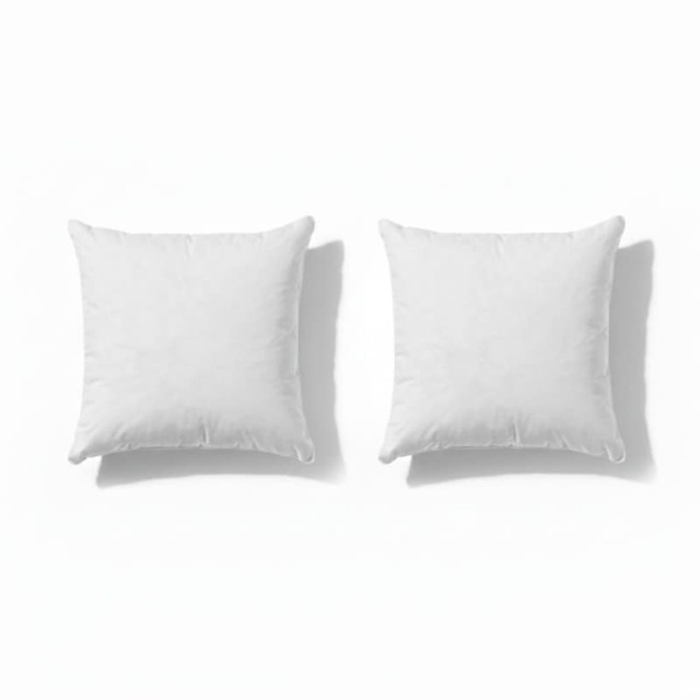 MHG Living Corovin Cushion Inner Pads Pack 2 Hypoallergenic Supportive Cushion Filling - White