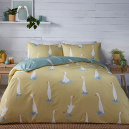 Fusion Puddles The Duck Duvet Cover Set Yellow