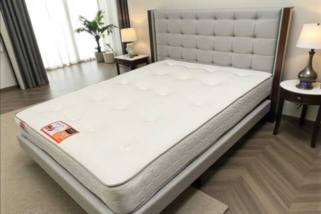 Premium Hybrid 25 cm Deep Bonnell Sprung Memory Tufted Dual Sided Mattress