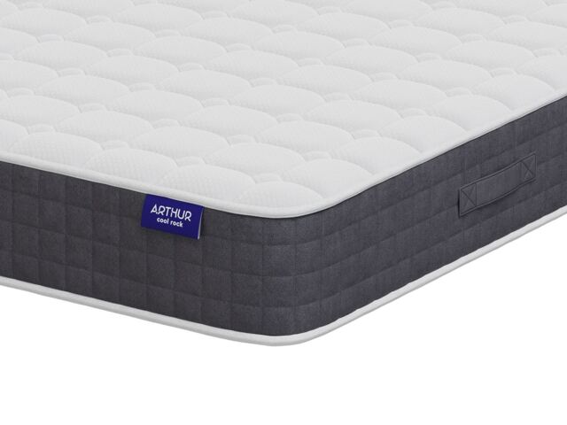 Arthur Sleep Cool Rock Extra Firm Hybrid Mattress - Double White Double