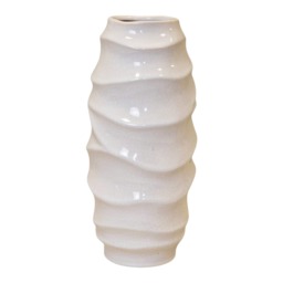 White Ceramic Vase 31cm
