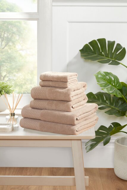 Eden Weave Cotton Towels Luxury Soft Quick Dry Absorbent (Set Of 2) Brown Mink 2