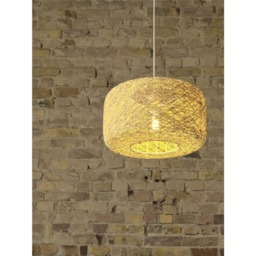 Osram Decor Paper Bale Pendant Ceiling Light E27 Beige Max 6W LED Modern Indoor
