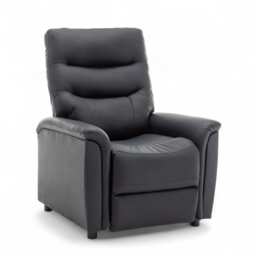 Faux Leather Black Milazzo Recliner Chair