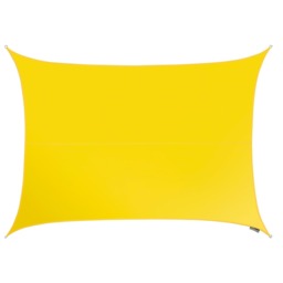 5m x 4m Rectangle Waterproof Yellow Sun Shade Sail