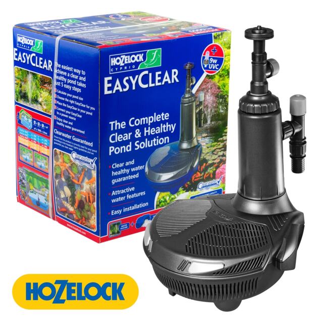 Hozelock Easyclear 6000 All in One Pond Pump, Filter and UVC