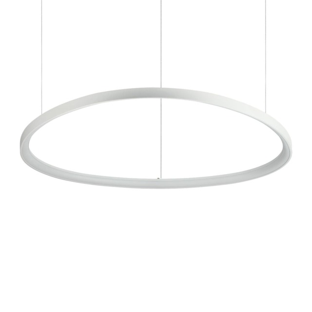 Gemini Integrated LED Pendant Ceiling Light White 9100lm 4000K