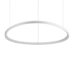 Gemini Integrated LED Pendant Ceiling Light White 9100lm 4000K