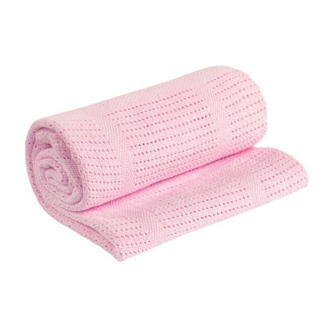 Soft Baby Cellular blanket - 75cm x 90cm