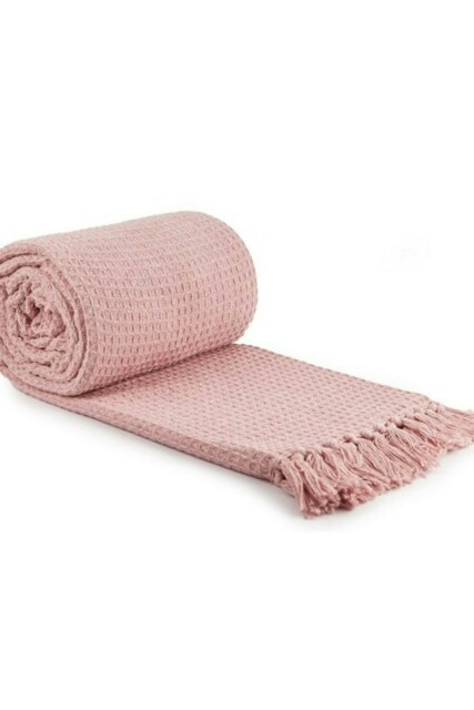 Honeycomb Throw 50 X 60 inch Blush