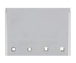 95cm Light Grey Square Eyelet Edge Roller Blind Grey Grey