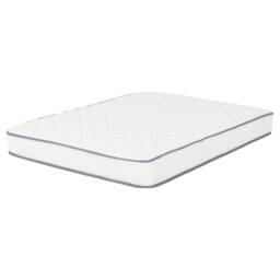 Yasmin 4 Feet Small Double Roll-Up Mattress 20cm (Pocket Spring) - L190 x W20 x H120 cm - White