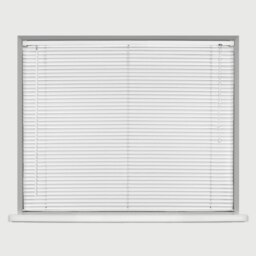 PVC Venetian Blind 90cm x 150cm White