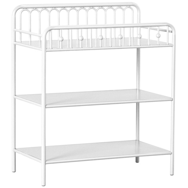Ivy Baby Changer in Metal White