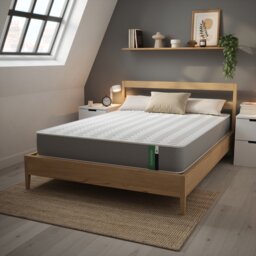 Summerby Sleep No. 8 Coil Spring and Comfort Foam Hybrid Mattress, Double 135 x 190cm