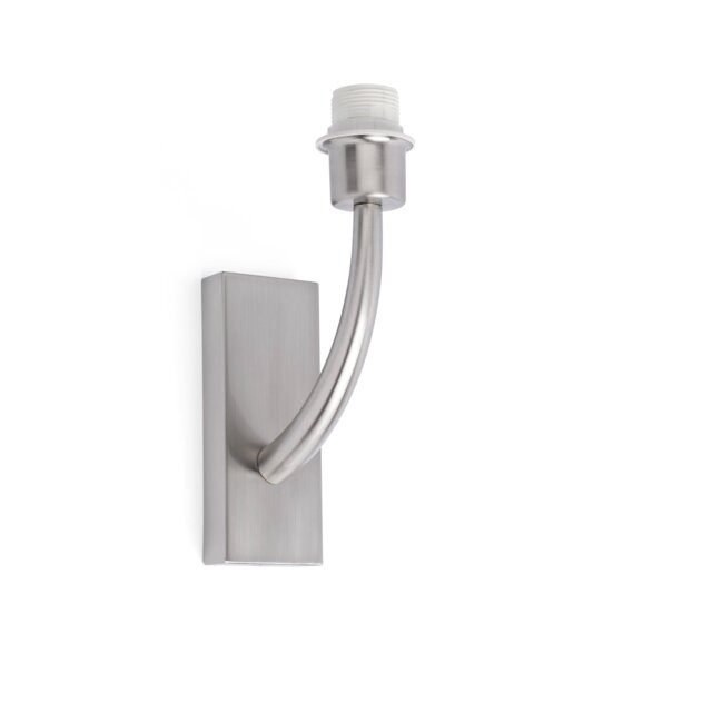 Rem 1 Light Indoor Wall Light Satin Nickel - Shade Not Included, E27