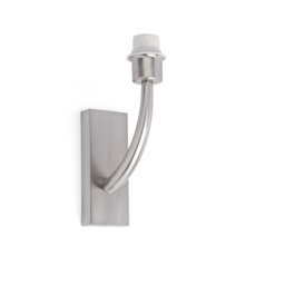 Rem 1 Light Indoor Wall Light Satin Nickel - Shade Not Included, E27