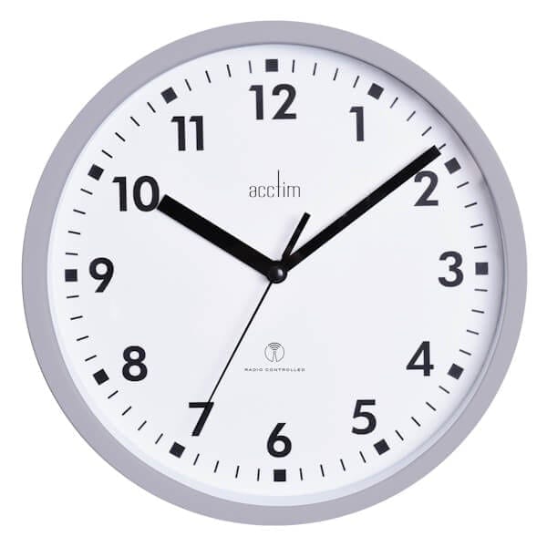 Acctim Nardo Mist Clock Grey