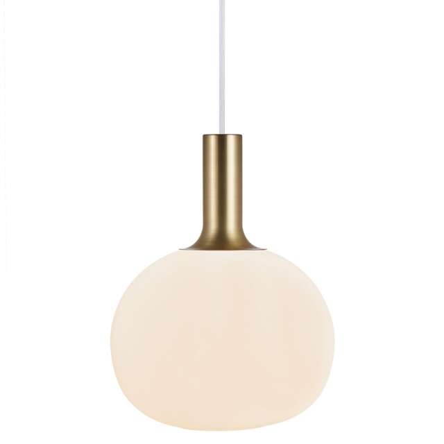 Nordlux Alton Indoor Pendant Light White Glass E27 Hand Blown - Mains Powered, IP20