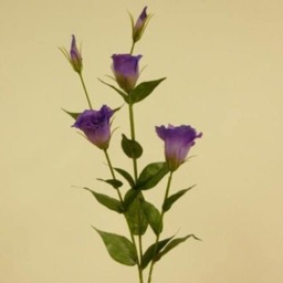 Purple Eustoma Artificial Flower Decoration 80cm