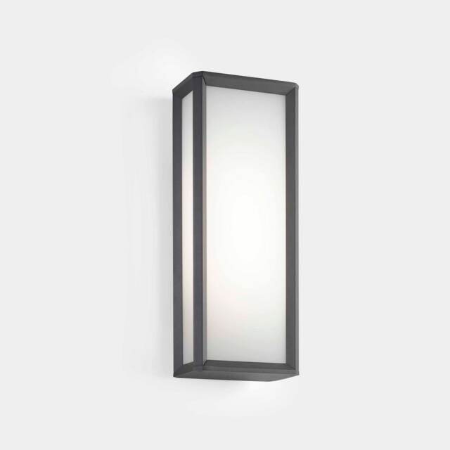 Skat Outdoor LED Box Wall Lantern Urban Grey, White IP65 21.8W 2700K
