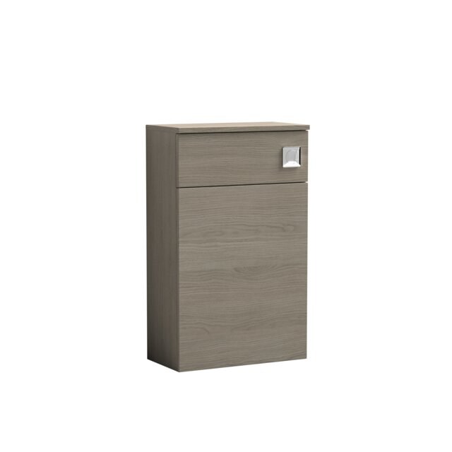 Balterley Contemporary Compact Bathroom Rectangular WC Toilet Unit Brown Solace Oak 1