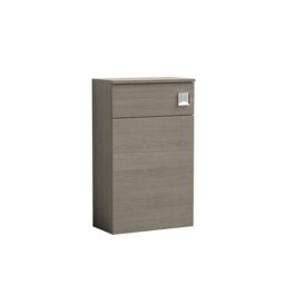 Balterley Contemporary Compact Bathroom Rectangular WC Toilet Unit Brown Solace Oak 1