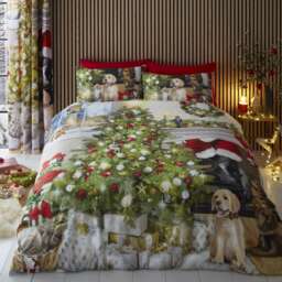 Fusion Christmas Tree Duvet Cover Set Multi