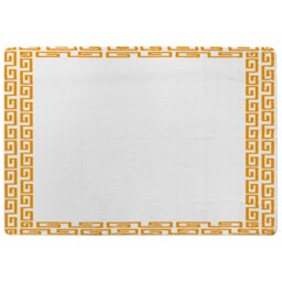 Golden Egyptian Border Rug Multi