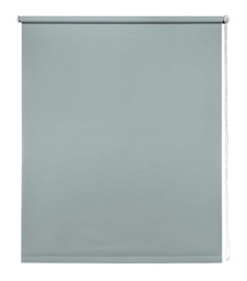115cm Duck Egg Blue Trimmable Thermal Blackout Roller Blinds Grey Grey