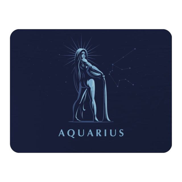 Sign of the zodiac aquarius (blanket)