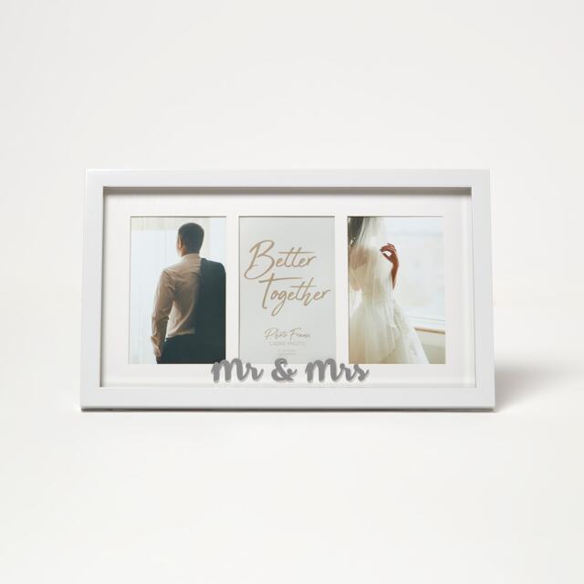 Homescapes Better Together Triple Wedding Frame