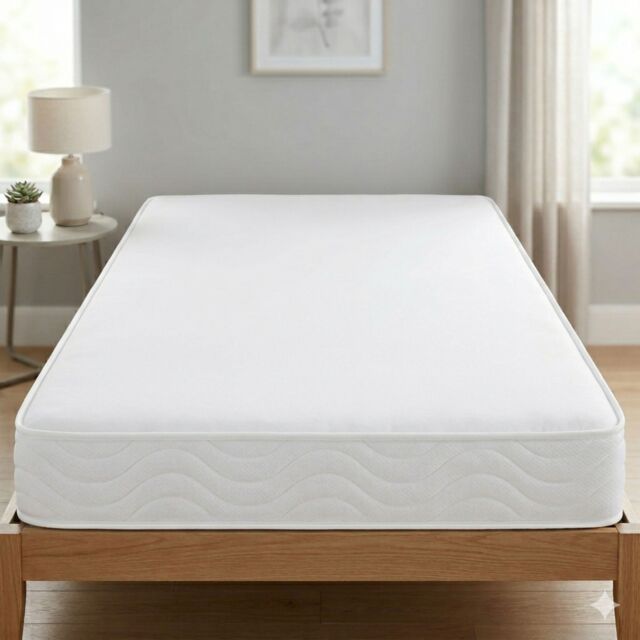 Single Memory Foam Mattress with High Density Foam Base, Approx 6 Inch/16cm Thick, Medium Feel Mattress, Mattress In A Box