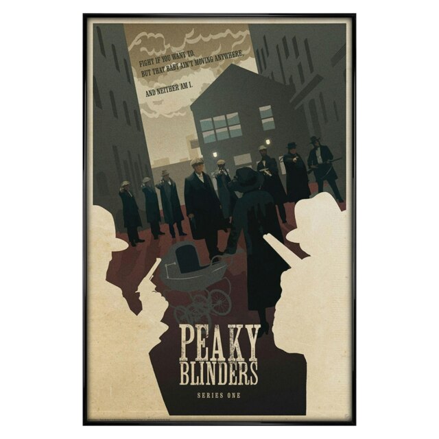 Gloss Black Framed Peaky Blinders Season 1 Maxi Poster Multi