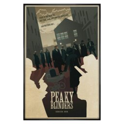 Gloss Black Framed Peaky Blinders Season 1 Maxi Poster Multi