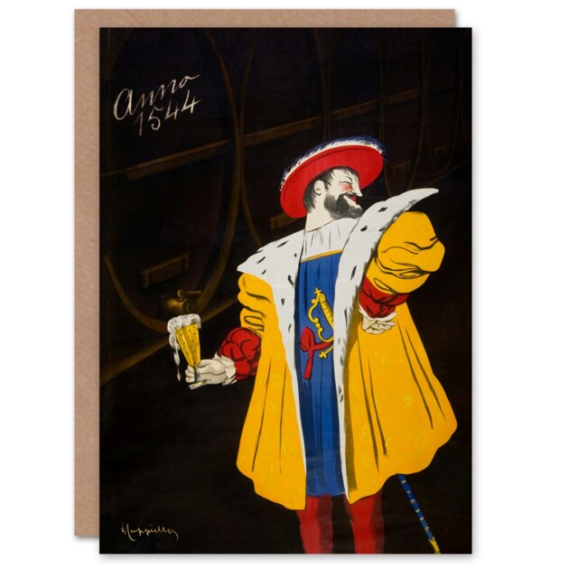 Leonetto Cappiello Art Card Vintage Fort Carre Beer Advert