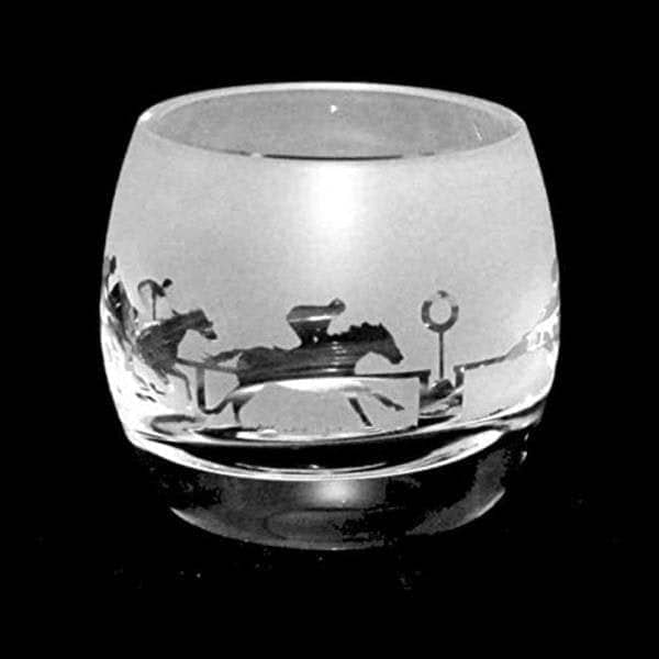 Animo Glass Engraved Tealight Holder Small At The Races