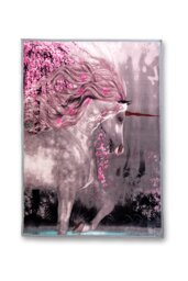 Unicorn Print Fleece Blanket Animal Throw, Soft Warm Cosy Blanket Throw 200x240cm