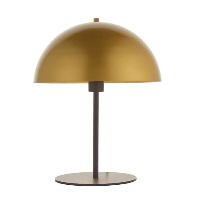 Nuoro Table Lamp Soft Gold & Dark Bronze Effect Paint