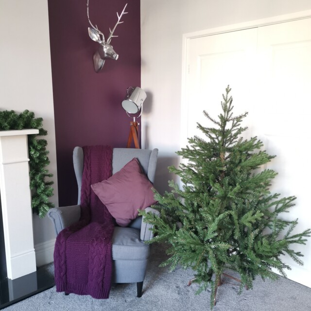5ft (153cm) Premier Christmas Tree Glenshee Spruce PE/PVC Natural Look