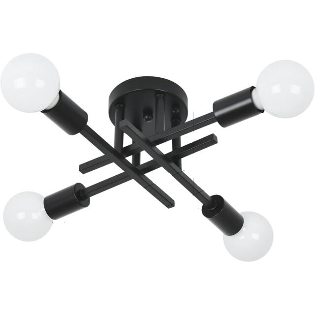 Modern Semi Flush Ceiling Light 4 Lights