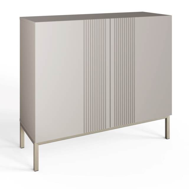 Frank Olsen Furniture Iona Tall Sideboard in Grey Grey Grey 1