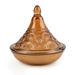 Candlelight Terracotta Samarkand Embossed Tagine Glass Candle
