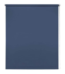 95cm Navy Trimmable Thermal Blackout Roller Blinds Grey Grey